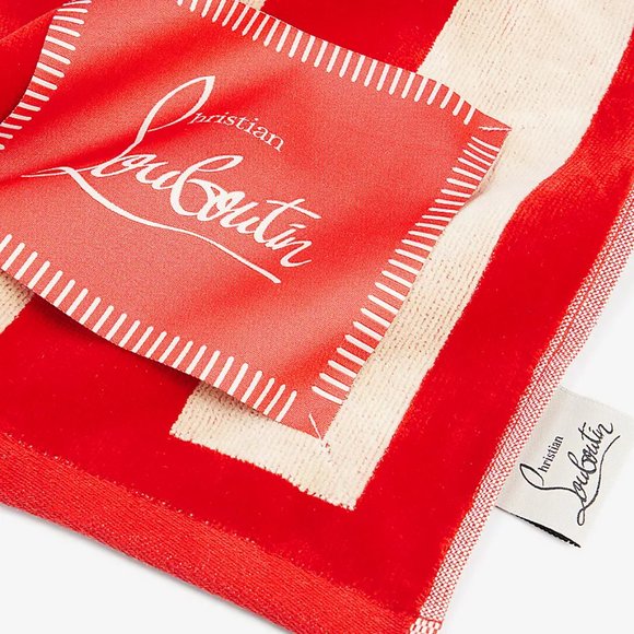 Christian Louboutin cotton-terry towel [LOUBI ON THE BEACH] - Picture 2 of 4
